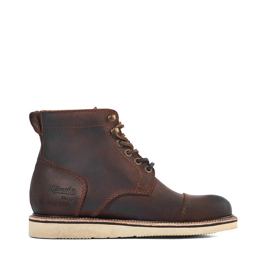 Milwaukee Boot Brady Cap Toe Boot in Guacho