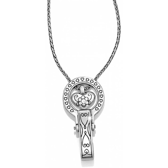 Womens Brighton Badge Clip Necklace