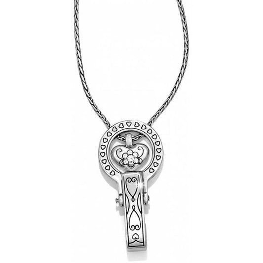 Womens Brighton Badge Clip Necklace