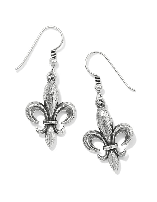 Womens Brighton Fleur de Lis French Wire Earrings