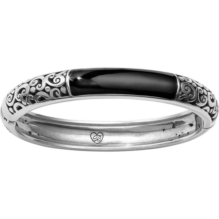 Womens Brighton Catania Hinged Bangle in Black