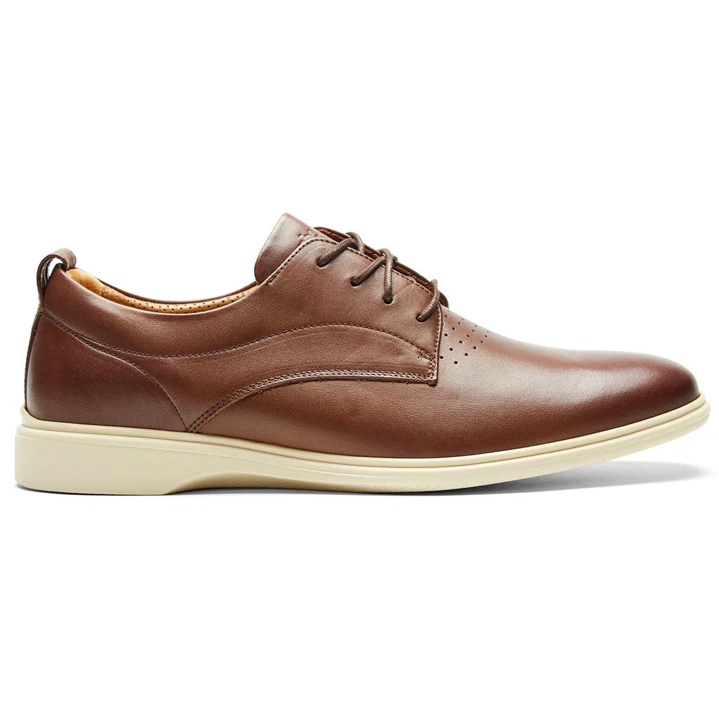 Amberjack The Original Full Grain Leather Dress Shoe in Chestnut/Cream