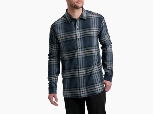 Kuhl Fugitive LS Flannel Shirt in City Night