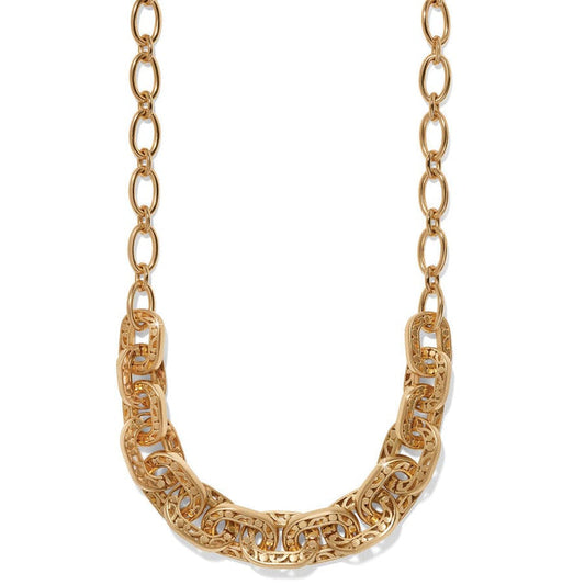 Womens Brighton Contempo Linx Necklace in Gold