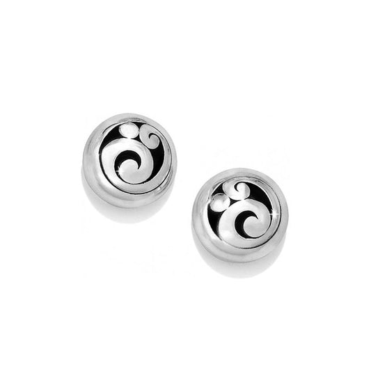 Womens Brighton Contempo Post Earrings in Silver