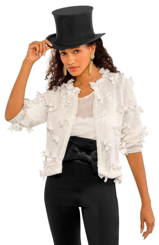Womens Gretchen Scott Deneuve Sweater in Cream