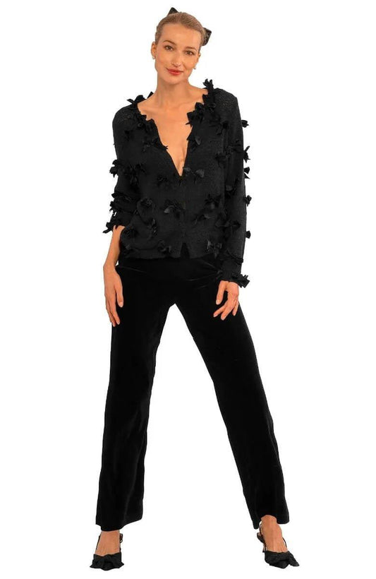Womens Gretchen Scott Deneuve Sweater in Black