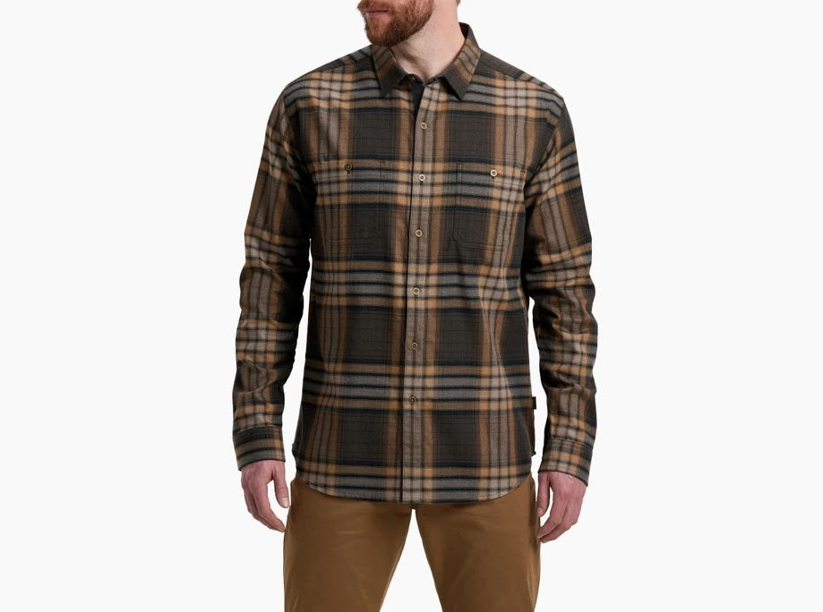 Kuhl Fugitive LS Flannel Shirt in Desert Night