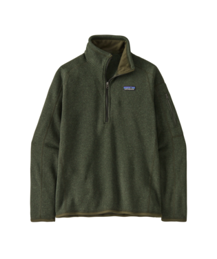 Womens Patagonia Better Sweater Quarter Zip Fleece in Torrey Pine Green