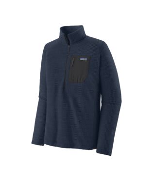 Patagonia Mens R1 Air Zip Neck in New Navy