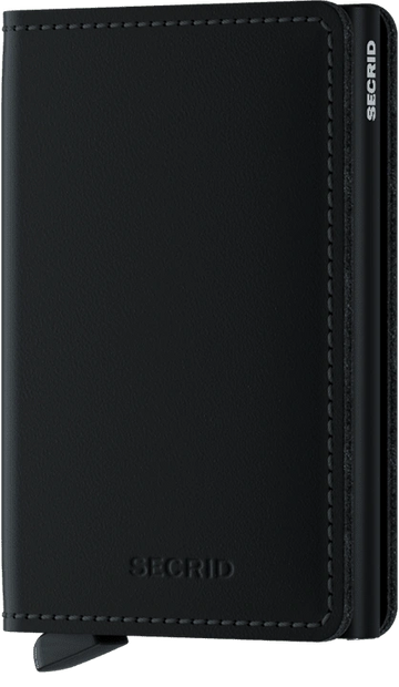 Secrid Slim Wallet in Matte Black