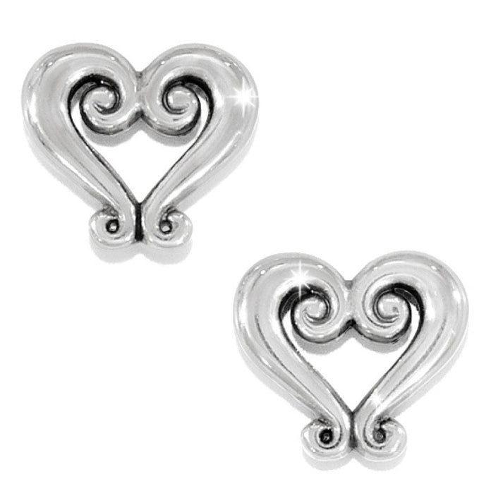 Womens Brighton Genoa Heart Mini Post Earrings