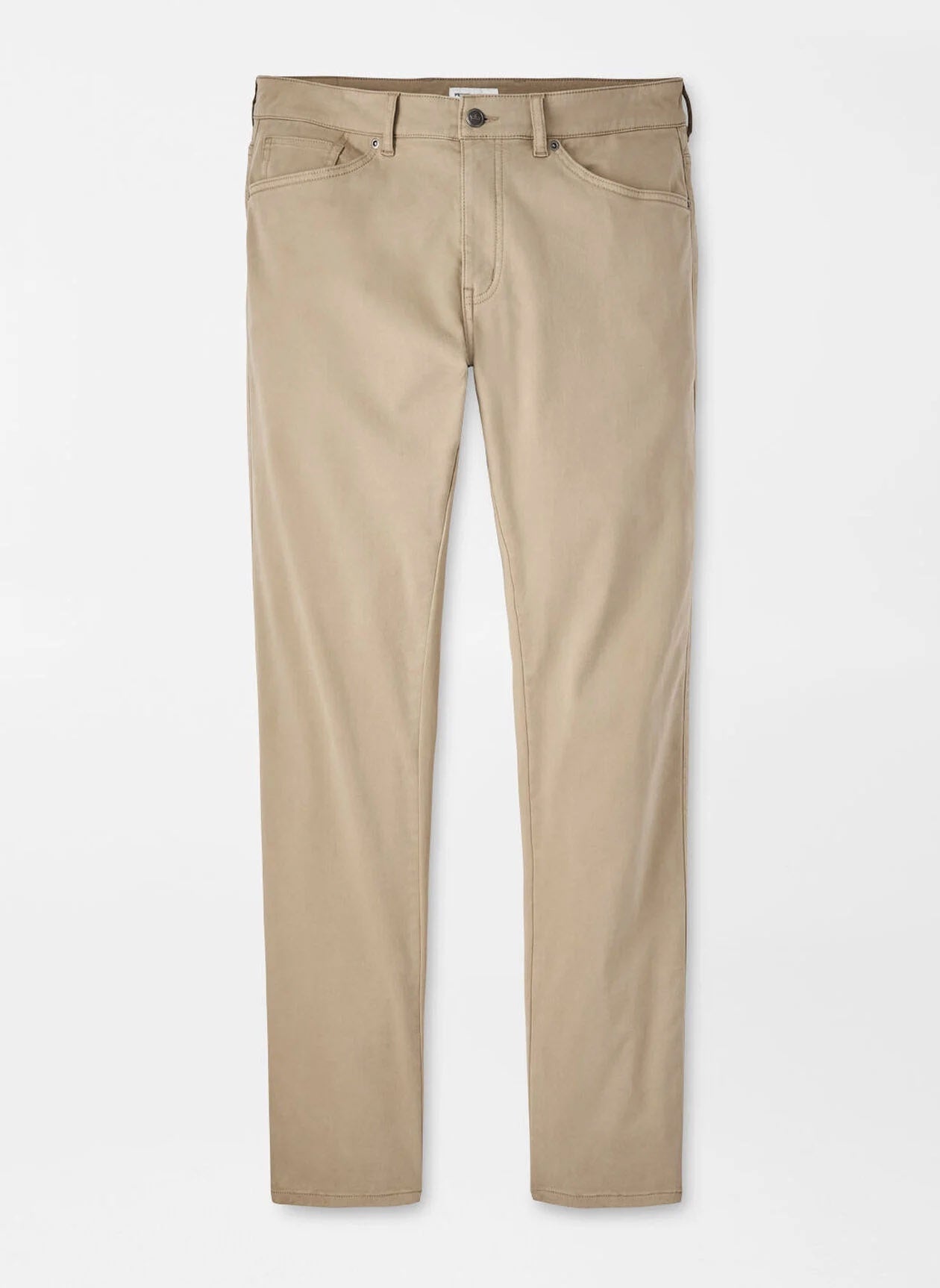 Peter Millar Signature Sateen Five-Pocket Pant in Grain