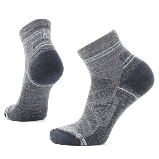 Womens Smartwool Hike Light Cushion Ankle Socks in Medium Grey