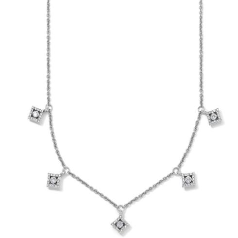 Womens Brighton Illumina Diamond Drops Necklace