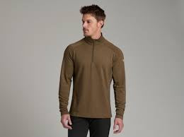 Kuhl Mens Influx Quarter Zip in Kanteen