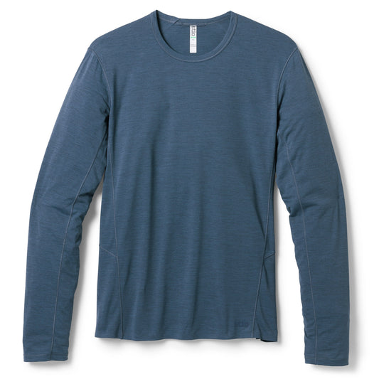 Stio Mens Lucent Long Sleeve Tee in Vintage Indigo