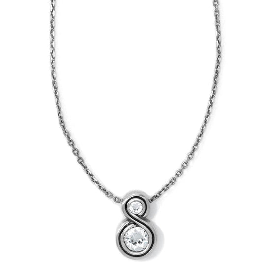 Womens Brighton Infinity Sparkle Petite Necklace