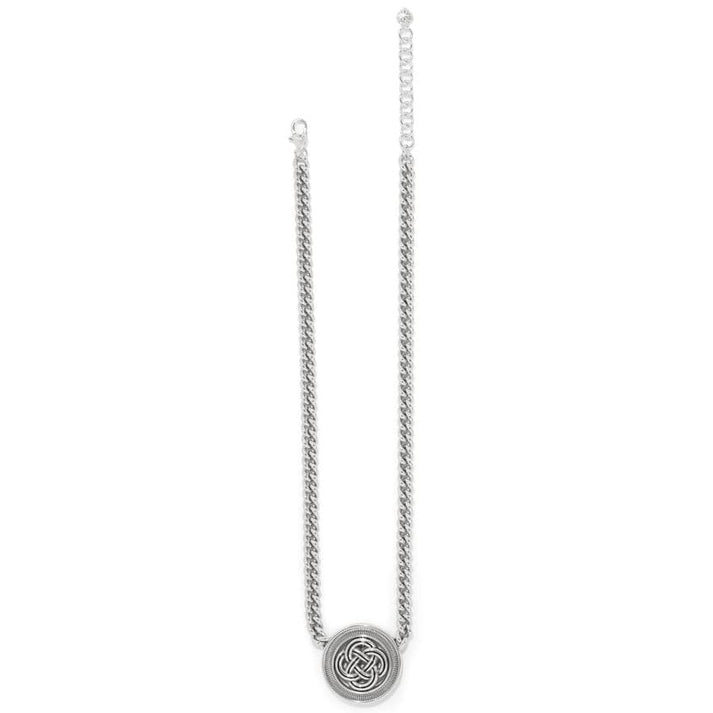 Womens Brighton Interlok Bold Medallion Necklace