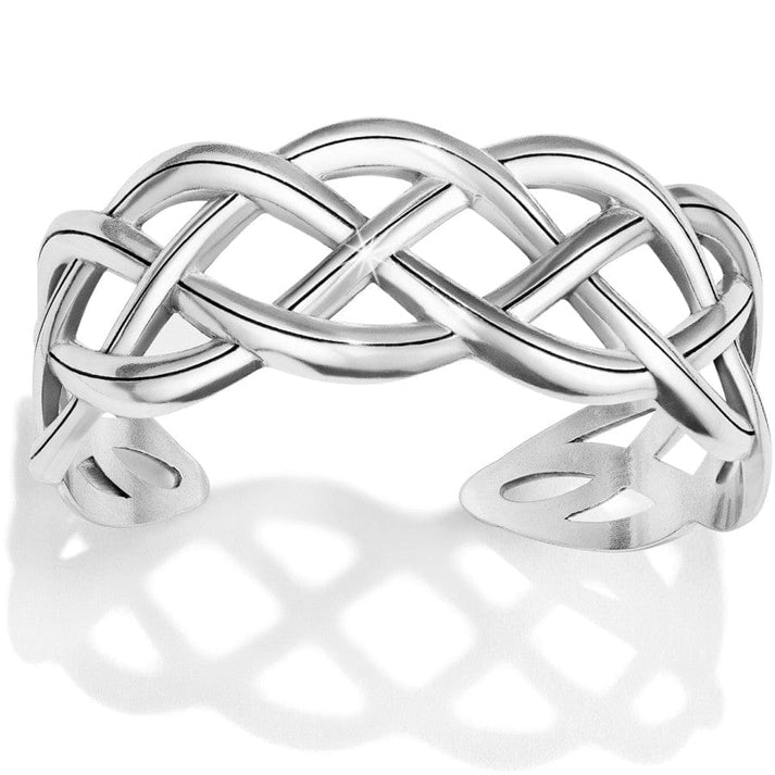 Womens Brighton Interlok Braid Cuff Bracelet