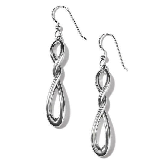 Womens Brighton Interlok Twist French Wire Earrings