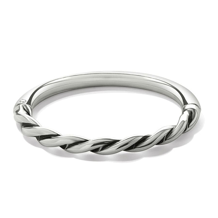 Womens Brighton Interlok Twist Hinged Bangle