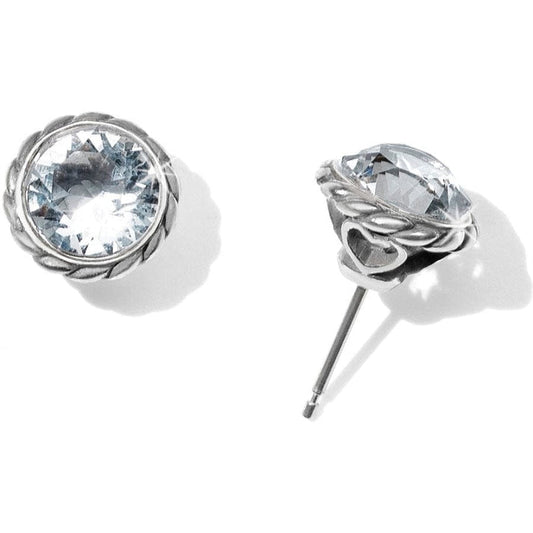 Womens Brighton Iris Stud Earrings