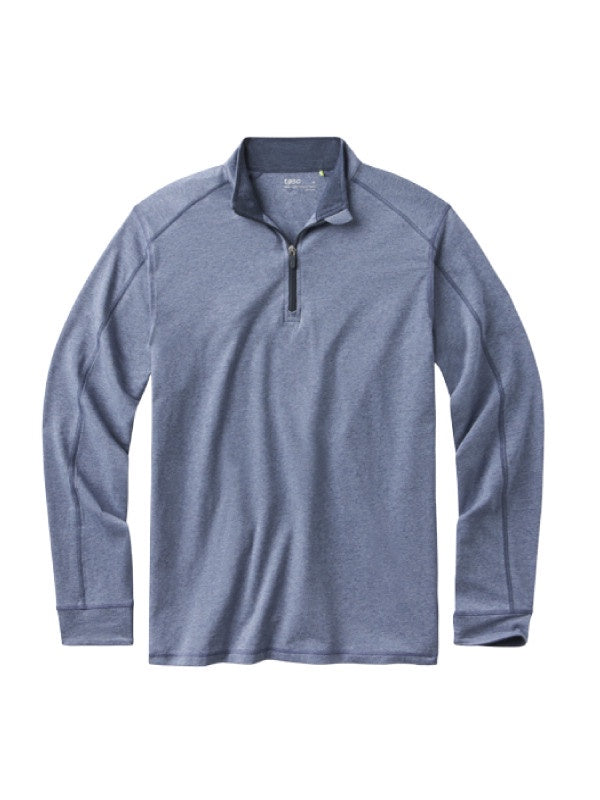 TASC Mens Carrollton Performance Quarter Zip in Admiral Jasper