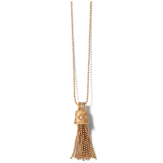 Womens Brighton Brighton Meridian Zenith Tassel Necklace in Gold