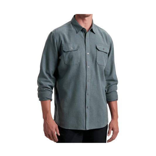 Kuhl Mens Descendr LS Flannel Shirt in Overcast