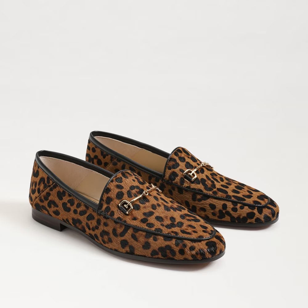 Sam Edelman Lorraine Bit Loafer in Leopard Brahma Hair Leather