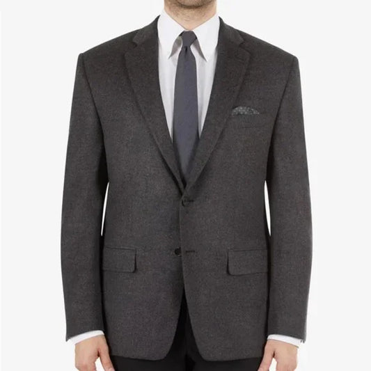 Ralph Lauren Ultraflex Wool/Silk Blend Sportcoat in Dark Grey