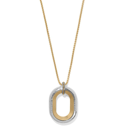 Womens Brighton Ferrara Medici Two Tone Convertible Necklace