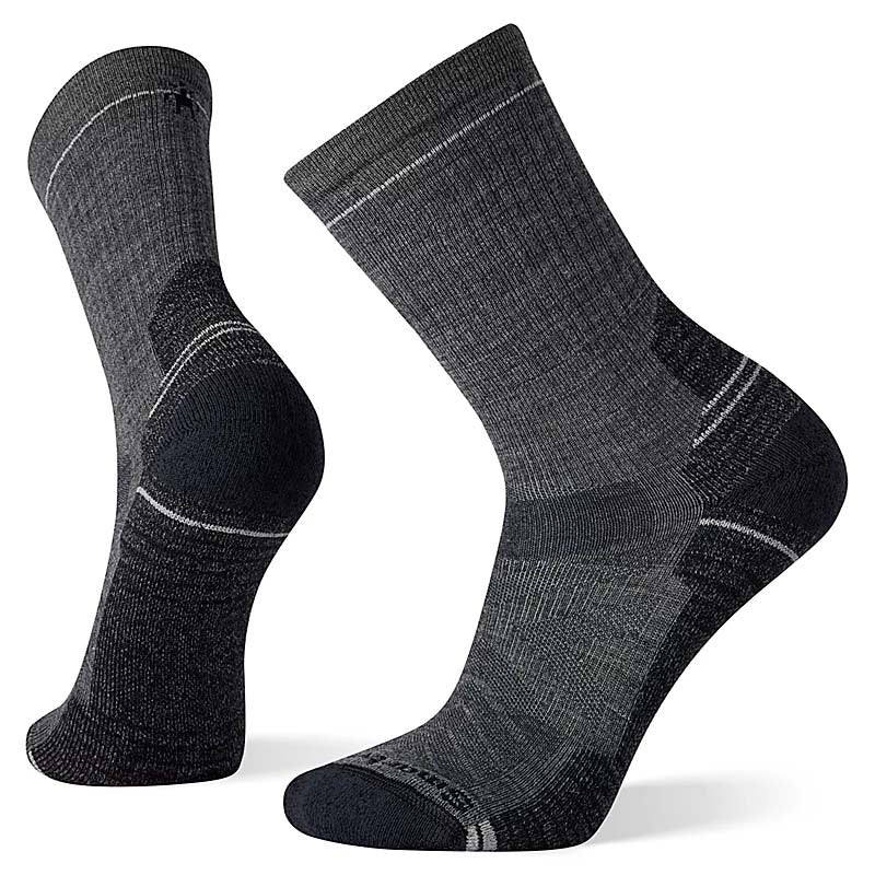 Smartwool Mens Performance Hike Light Cushion Crew Socks in Medium Grey