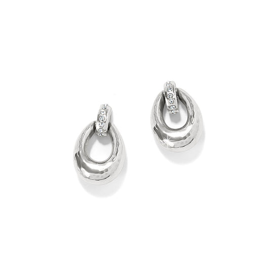 Womens Brighton Meridian Orbit Oval Mini Post Earrings