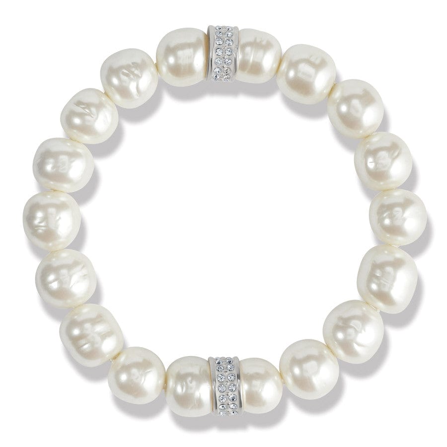 Womens Brighton Meridian Stretch Bracelet in Cream