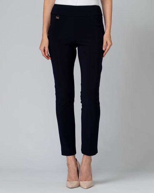 Womens Joseph Ribkoff High Waisted Dress Pant in Midnight Blue