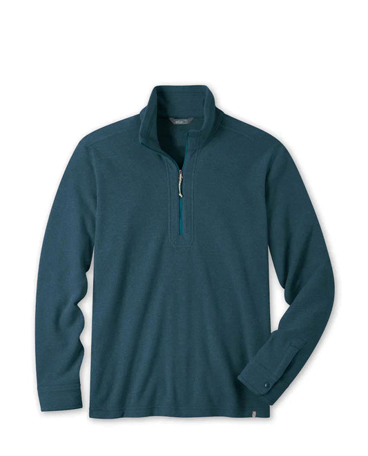 Stio Mens Turpin Fleece Half Zip in Midnight Hour