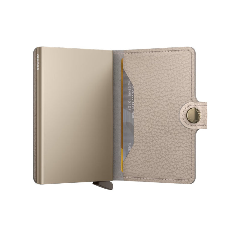 Secrid Miniwallet Pebble in Latte