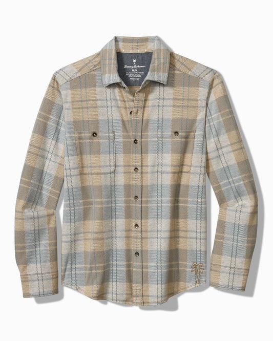 Tommy Bahama Fireside Modesto Flannel Shirt in Wind's Breath