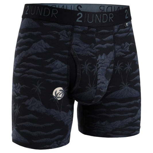 2 UNDR Swing Shift 6" Boxer Brief in Moonlit