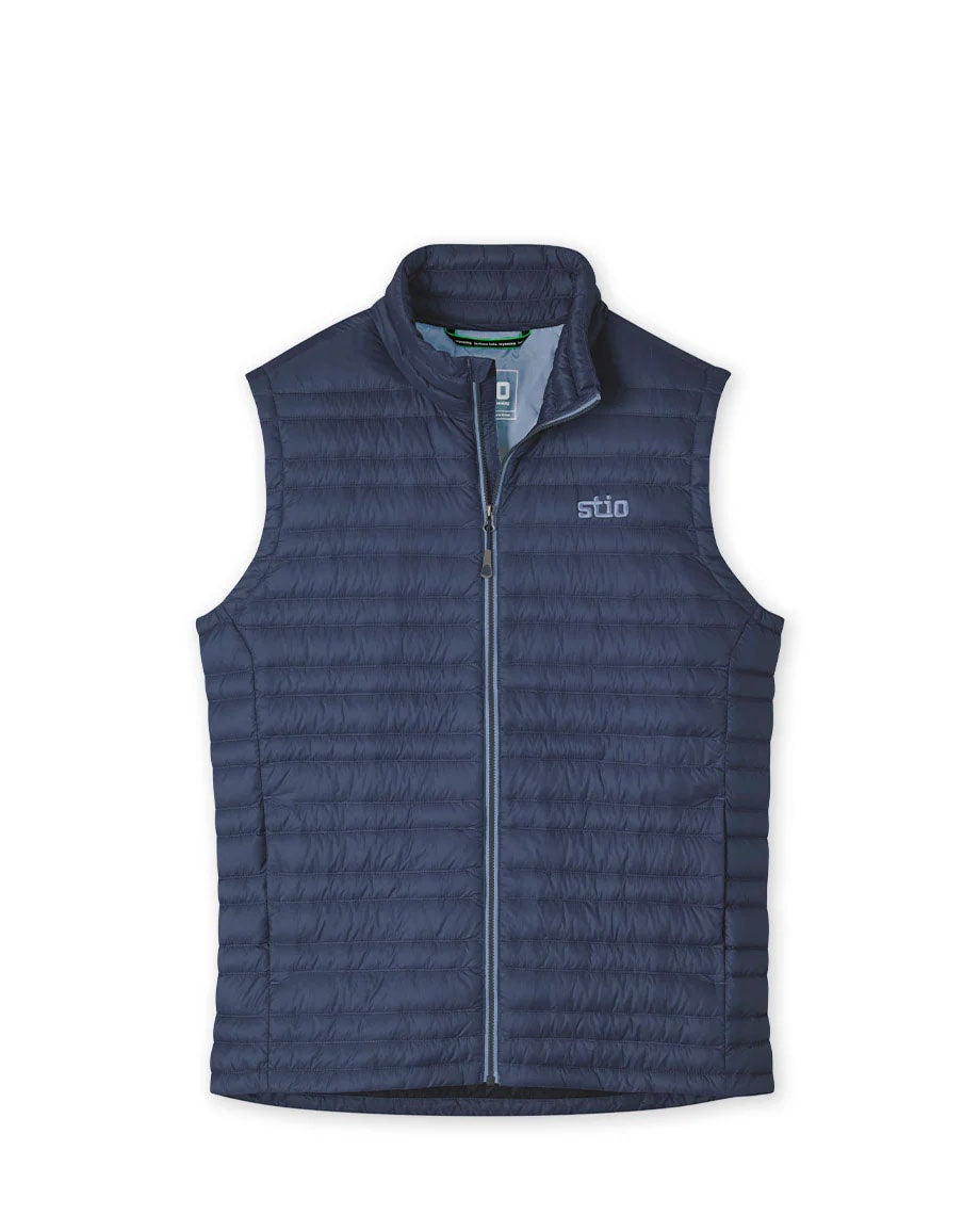 Stio Mens Pinion Down Vest in Mountain Shadow