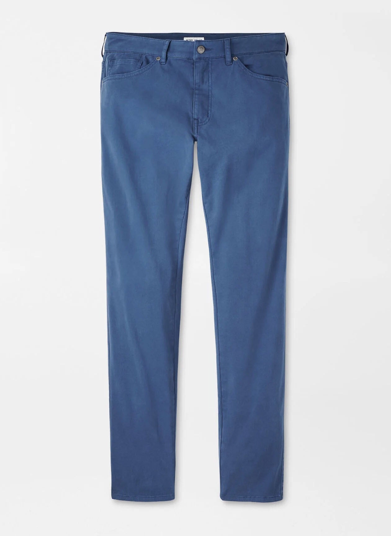 Peter Millar Signature Sateen Five-Pocket Pant in Navy