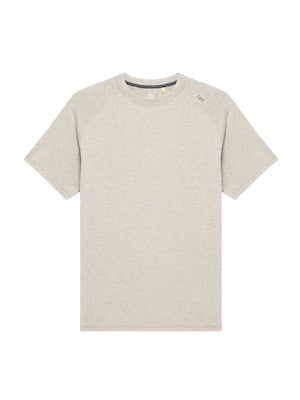 TASC Mens Carrollton Performance Crewneck SS Tee in Oatmeal