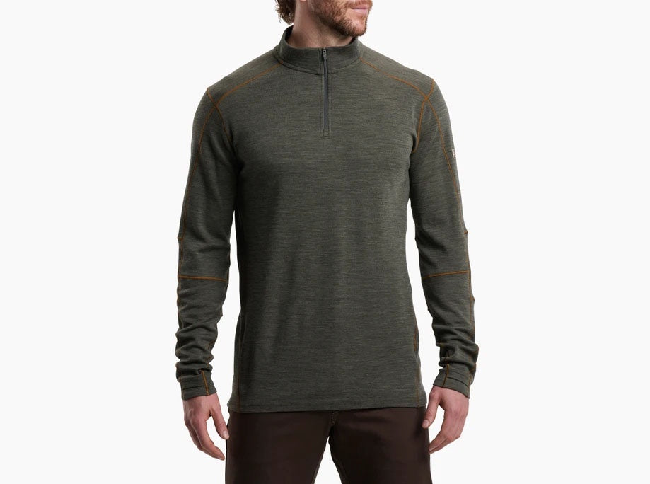 Kuhl Invigoratr Quarter Zip in Olive Copper