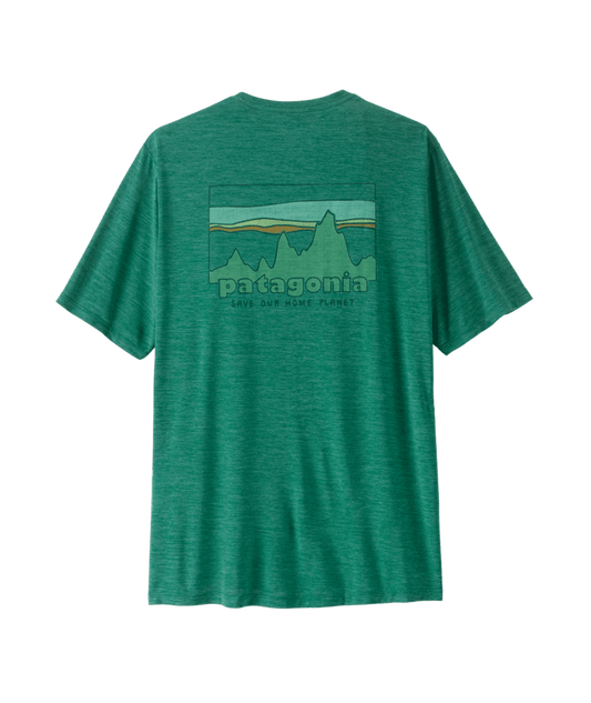 Patagonia Mens Cap Cool Daily Shirt in 73 Skyline:Gem Green