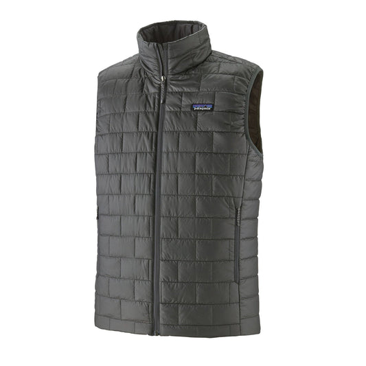 Patagonia Mens Nano Puff Vest in Forge Grey