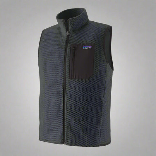 Patagonia Mens R1 Air Vest in Smoulder Blue