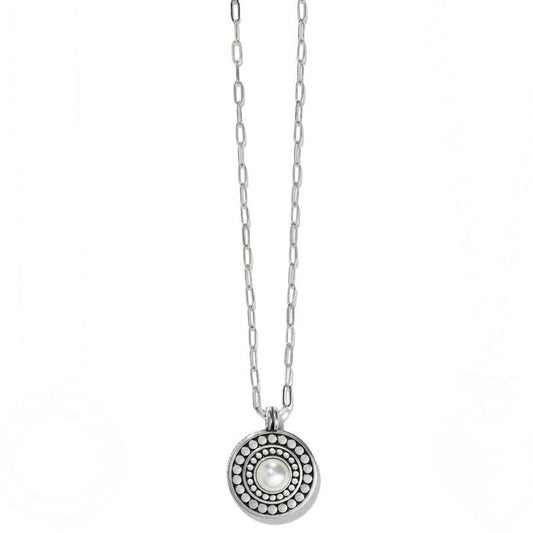 Womens Brighton Pebble Dot Pearl Reversible Necklace