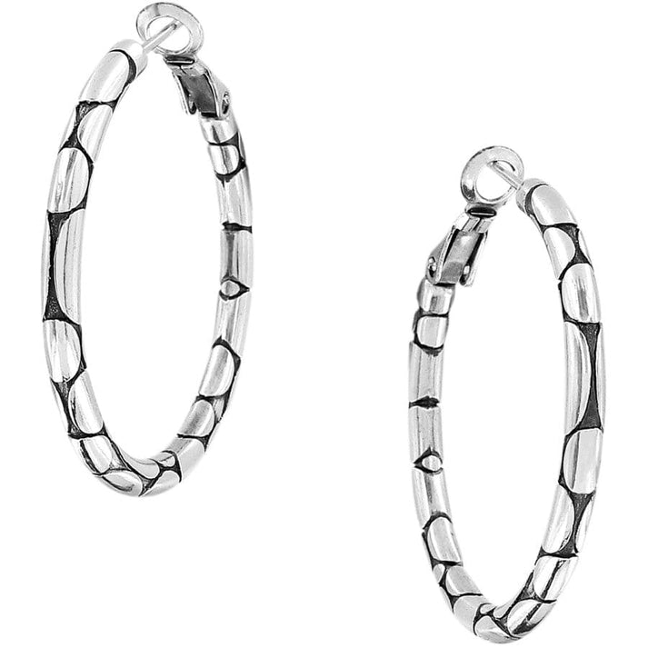 Womens Brighton Pebble Small Hoop Earrings